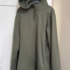 CUTS brand Olive Green Hoodie elongated trendy XXL (fits like Large)